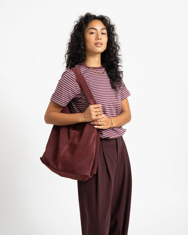 Aware Jada Naima O-Neck T-Shirt Catawba Grape/Mauve Shadows - Things I Like Things I Love