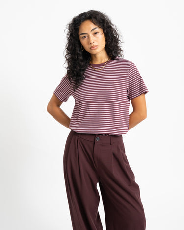 Aware Jada Naima O-Neck T-Shirt Catawba Grape/Mauve Shadows - Things I Like Things I Love