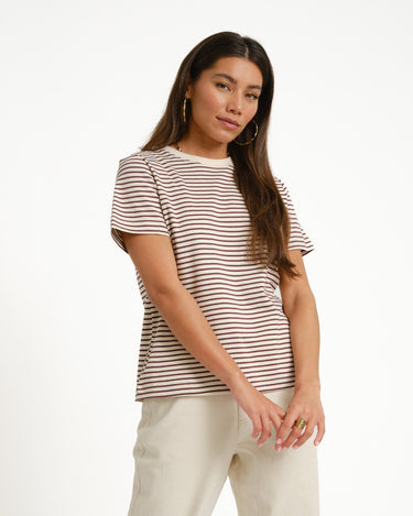 Aware Jada Naima O-Neck T-Shirt Grape - Things I Like Things I Love
