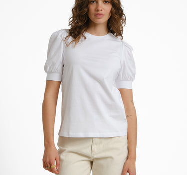 Aware Kerry O - neck Top Bright White - Things I Like Things I Love