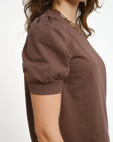 Aware Kerry O - neck Top Chocolate Martini - Things I Like Things I Love