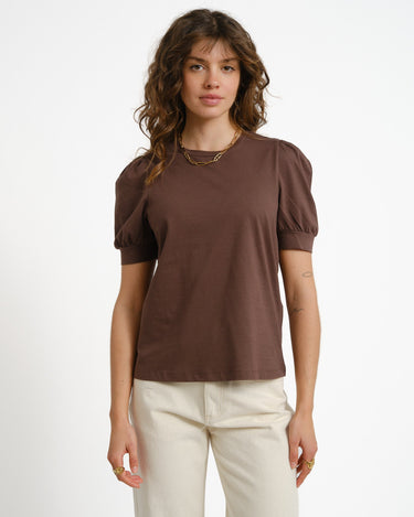 Aware Kerry O - neck Top Chocolate Martini - Things I Like Things I Love