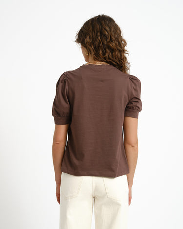 Aware Kerry O - neck Top Chocolate Martini - Things I Like Things I Love
