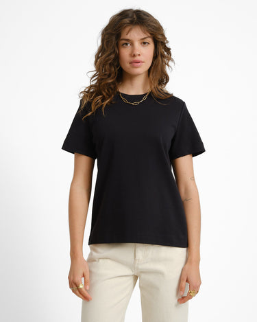 Aware Naima O - Neck T-Shirt Black - Things I Like Things I Love