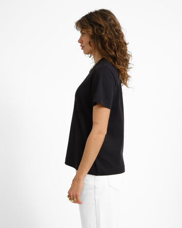 Aware Naima O - Neck T-Shirt Black - Things I Like Things I Love