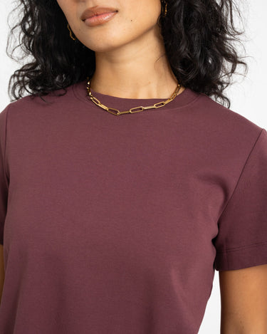 Aware Naima O-Neck T-Shirt Catawba Grape - Things I Like Things I Love