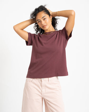 Aware Naima O-Neck T-Shirt Catawba Grape - Things I Like Things I Love
