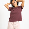 Aware Naima O-Neck T-Shirt Catawba Grape - Things I Like Things I Love