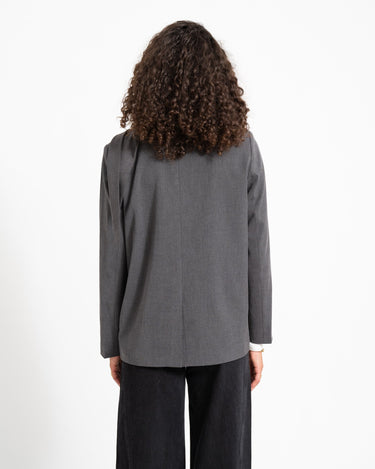 Aware Noerrebro V-Neck Blazer Grey Melange - Things I Like Things I Love