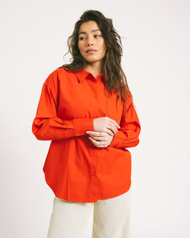 Aware Parina Loose Shirt Molten Lava - Things I Like Things I Love