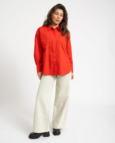 Aware Parina Loose Shirt Molten Lava - Things I Like Things I Love