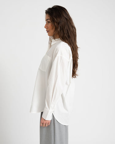 Aware Parina Loose Shirt Snow White - Things I Like Things I Love
