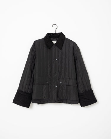 Aware Sissy Oversize Quilted Jacket Black - Things I Like Things I Love