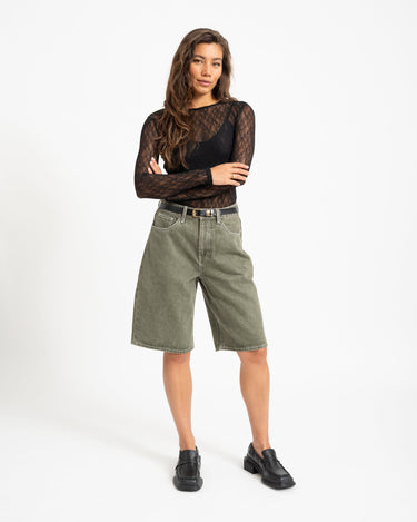 Aware Tessy O-Neck Lace Top Black - Things I Like Things I Love