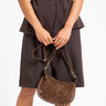Bag Monica Suede Bruin - Things I Like Things I Love