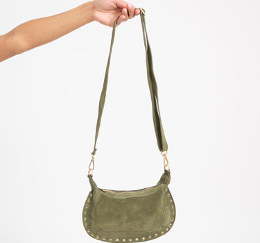 Bag Monica Suede Groen - Things I Like Things I Love