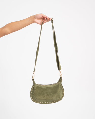 Bag Monica Suede Groen - Things I Like Things I Love