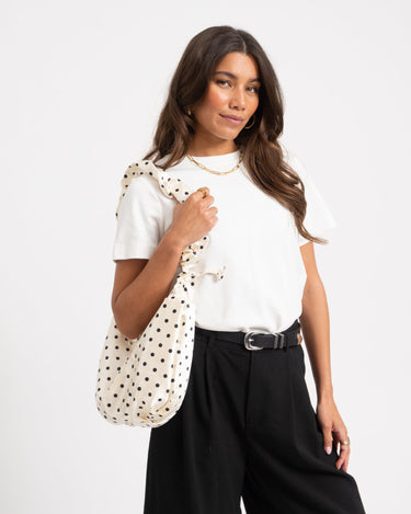 Bag Polkadot Wit - Things I Like Things I Love