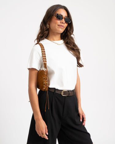 Bag Verony Suede Cognac - Things I Like Things I Love