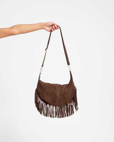 Bag Vromy Suede Bruin - Things I Like Things I Love