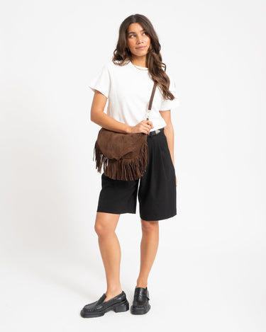 Bag Vromy Suede Bruin - Things I Like Things I Love