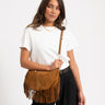 Bag Vromy Suede Cognac - Things I Like Things I Love