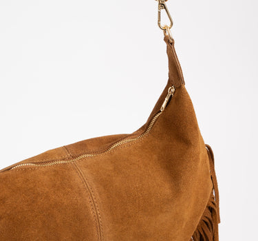 Bag Vromy Suede Cognac - Things I Like Things I Love