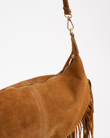 Bag Vromy Suede Cognac - Things I Like Things I Love