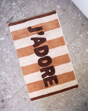 Bath Mat J'adore Stripes - Things I Like Things I Love