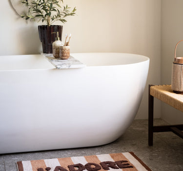 Bath Mat J'adore Stripes - Things I Like Things I Love