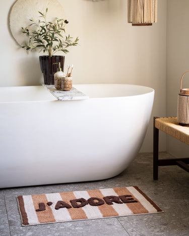 Bath Mat J'adore Stripes - Things I Like Things I Love
