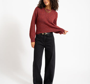 Beany O-Neck Knit Rhubarb - Things I Like Things I Love