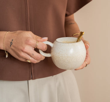 Bloomingville Cappuccino Mug Paula W/Ear - Things I Like Things I Love