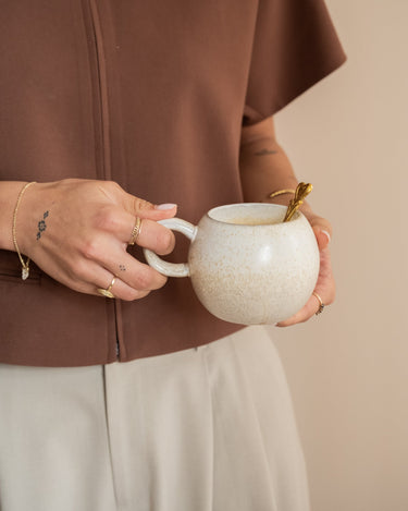 Bloomingville Cappuccino Mug Paula W/Ear - Things I Like Things I Love