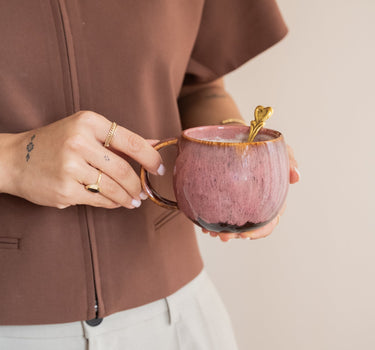 Bloomingville Cappuccino Mug Rayen Pink - Things I Like Things I Love