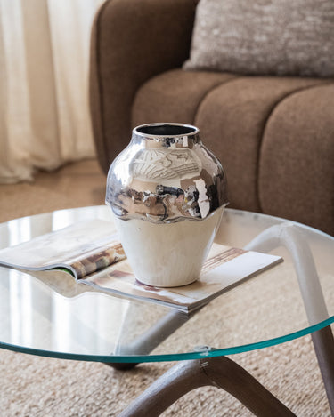 Bloomingville Deco Vase Silvio Chrome - Things I Like Things I Love