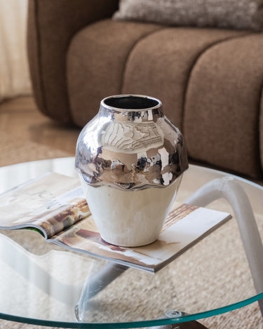 Bloomingville Deco Vase Silvio Chrome - Things I Like Things I Love