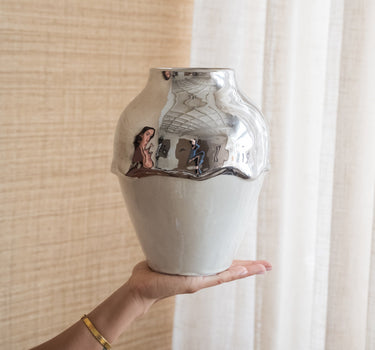 Bloomingville Deco Vase Silvio Chrome - Things I Like Things I Love