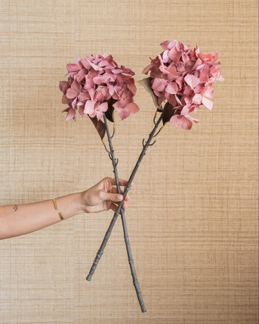 Bloomingville Faux Flower Hydrangea Pink - Things I Like Things I Love