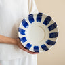 Bloomingville Hand - Painted Salad Bowl Shakti Blue - Things I Like Things I Love
