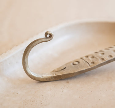 Bloomingville Hook Chalix Fish Brass - Things I Like Things I Love