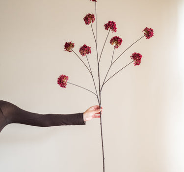 Bloomingville Kunstbloem Hortensia Bordeaux - Things I Like Things I Love