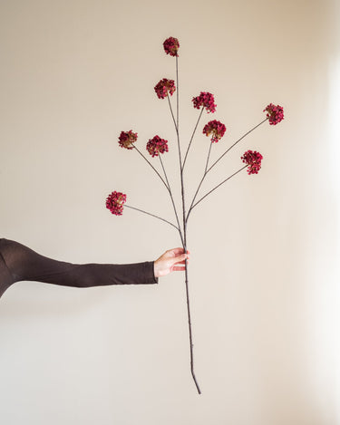 Bloomingville Kunstbloem Hortensia Bordeaux - Things I Like Things I Love