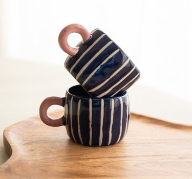 Bloomingville - Mug Nini Blue And Pink - Things I Like Things I Love