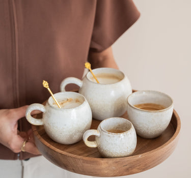 Bloomingville Mug Paula Beige W/Ear - Things I Like Things I Love