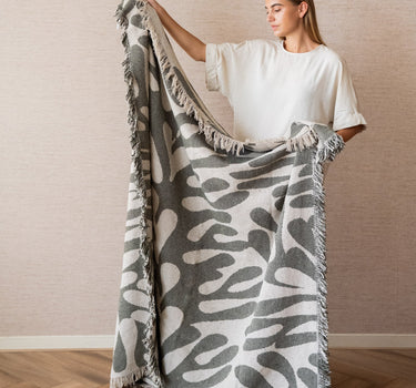 Bloomingville Plaid Alk Groen Gerecycled Katoen - Things I Like Things I Love