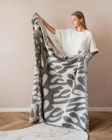 Bloomingville Plaid Alk Groen Gerecycled Katoen - Things I Like Things I Love