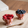 Bloomingville - Small Bowl Nini Pink & Burgundy Stripe - Things I Like Things I Love