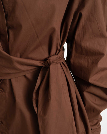 Blouse Brown Knot - Things I Like Things I Love