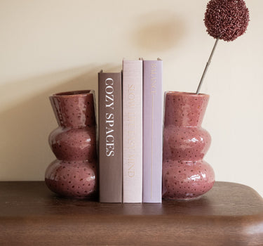 Boekensteun Vaas Murkey Bordeaux 1PC - Things I Like Things I Love